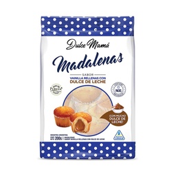 Madalenas Mamá Cocina Vainilla con Dulce de Leche 200 g.
