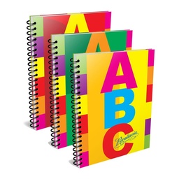 Cuaderno Cuadriculado Rivadavia Abc 21 x 27 100 Hojas Colores Surtidos