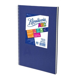 Cuaderno Rayado Rivadavia Abc 21x27 Azul 60 Hojas