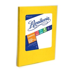 Cuaderno Rayado Rivadavia Araña Amarillo 50 Hojas