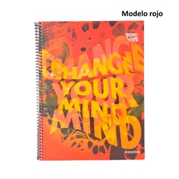 Cuaderno 21x29 cm Tf Apuntes Positive Rayado 80 Hojas (Modelos Surtidos)