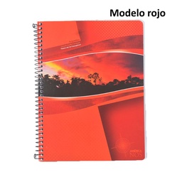 Cuaderno 16x21 Espiral América Nos Cuadriculado 80 Hojas (Modelos Surtidos)