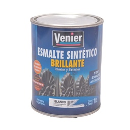 Esmalte Sintético 3P Venier Blanco Brillante 1 lt