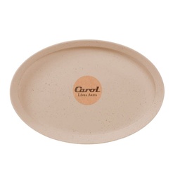 Minifuente Oval 21 cm Carol Beige Línea Areia