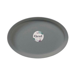 Mini Fuente Oval Carol 17x12 cm Gris