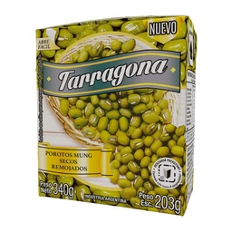 Porotos Mung Secos Tarragona Remojados 340 g.