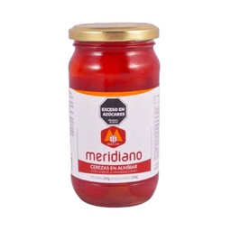 Cerezas en Almibar Maraschino Meridiano en Frasco 330 g.