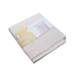 Cortina de Baño Tusor Tex Home con Tiritas 1.8 x 1.8 mts.