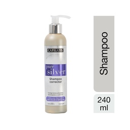 Shampoo Corrector Capilatis Pure Silver 240 cc.