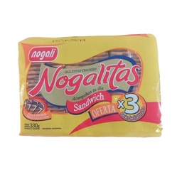 Galletitas Nogali Sandwich x3 100 g.