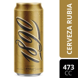 Cerveza Rubia 1890 473 cc.