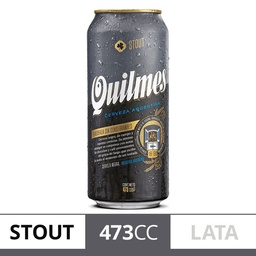 Cerveza Negra Quilmes Stout Lata 473 cc.