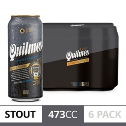 Cerveza Negra Quilmes Stout 6 x 473 cc.