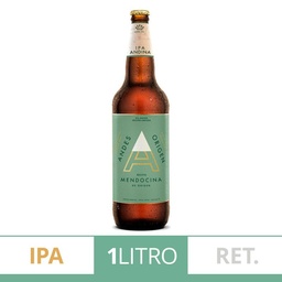 Cerveza Rubia Andes Ipa Retornable 1 l.