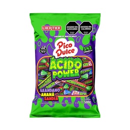 Caramelo Mastic Pico Dulce Acido Power 500 g.