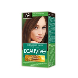 Coloración Leau Vive Kit N 6.2 Rubio Oscuro Chocolate x 1 uni