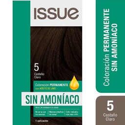 Kit de Tintura Permanente Issue Sin Amoníaco Nº 5 Castaño Claro