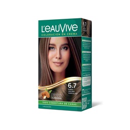 Color Permanente L'eauvive Kit N6.7 Rubio Oscuro Chocolate 1 uni