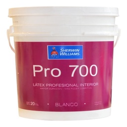 Pintura Latex Interior Mate 20 lt Profesional Pro700 Sherwin