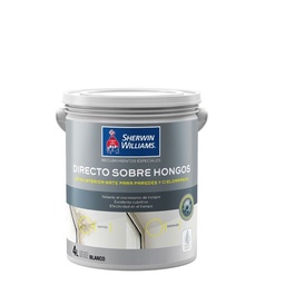 Pintura Latex Interior Mate Directo Sobre Hongos 4 lts Sherwin Williams