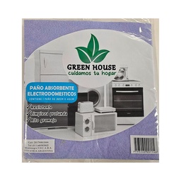 Paño Absorbente Green House 38x40 cm Celeste