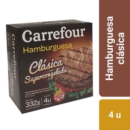 Hamburguesa Carrefour Clásica 4 u.