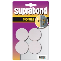 Tope Autoadhesivo Suprabond Circular x4 Blanco