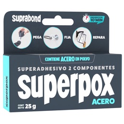 Superpox Suprabond Superadhesivo Acero x 25g