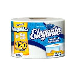 Papel Higiénico Elegante Megamax x 120 mts