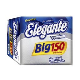 Servilletas Elegante Big Pack Premium 150 u.