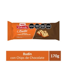 Budín Valente con Chips de Chocolate 170 g.