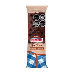 Budín Chocolate con Chips Bimbo Tipo Casero 250 g.