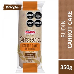 Budín Carrot Cake Artesano 350 g.
