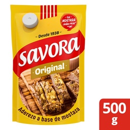 Mostaza Savora Original Doy Pack 500 g.