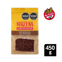 Premezcla Bizcochuelo Sin Tacc Maizena de Chocolate 450 g.