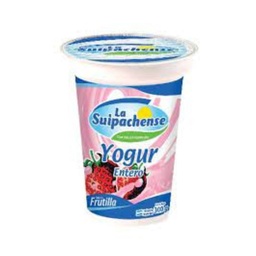 Yogur Batido La Suipachense Frutilla Pote 300 g.