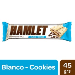 Chocolate Hamlet Blanco y Cookies 45 g.