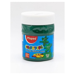 Témpera Maped Colorpeps Verde Frasco 200 g.