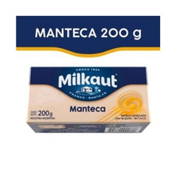 Manteca con Vitamina D Milkaut en Pan 200 g.