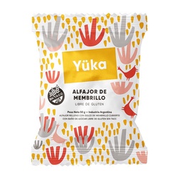 Alfajor Yuka de Dulce de Membrillo 50 g.