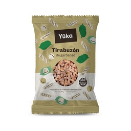 Fideos Sin Tacc Tirabuzón de Garbanzo Yuka 250 g.