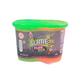 Masa Slime Power Fluo Duo Surtido 2 Potes