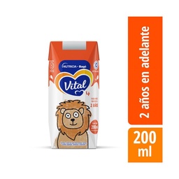 Leche Fluída Vital Infantil Etapa 4 Brik 200 cc.