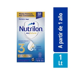 Leche Fluída Infantil Nutrilon Et 3 Brik 1 lt.