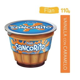 Flan Sancorito Vainilla con Caramelo 110 gr x 1 Unidad