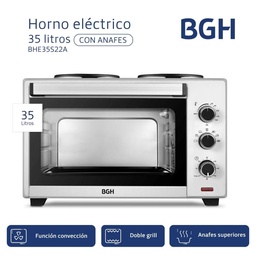 Horno Eléctrico Bgh 35 Litros Bhe35s22a