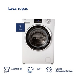 Lavarropas Bgh Bwfa07w21ar Carga Frontal 7kg 1000 Rpm Blanco