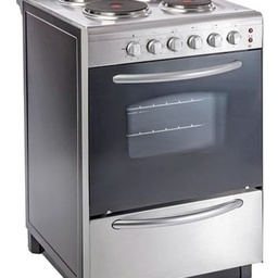 Cocina Eléctrica Domec Cexg 56cm 4 Hornallas Acero Inox