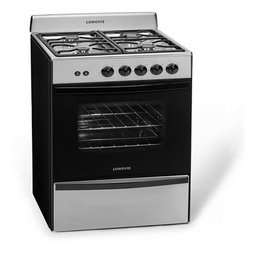 Cocina Longvie 13331Xf con Horno y Visor Acero Inoxidable