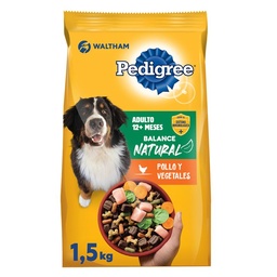 Alimento para Perros Pedigree Balance Natural 1.5 kg. Adultos